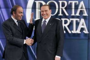 Berlusconi shock a Porta a Porta: Vespa leader Centrodestra