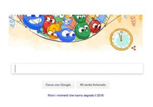 Felice anno nuovo da Google!