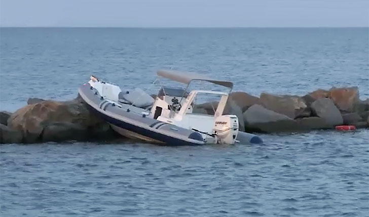 Tragedia a Cagliari, gommone sugli scogli: 2 morti e 2 feriti