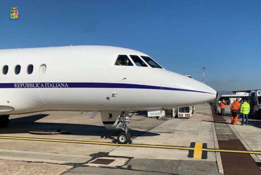 Gli angeli dell’Aeronautica da Cagliari a Ciampino con un bimbo di 15 giorni